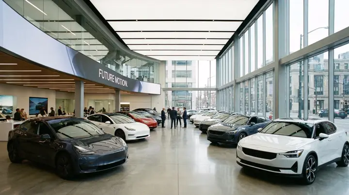 Vehicle inventory at an auto dealership