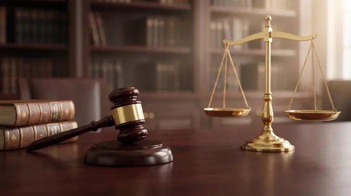 Legal professional meeting with a client