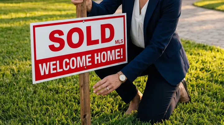 Modern home marketed by a real estate professional